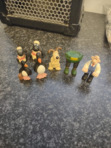 Wallace and gromit figures - and,