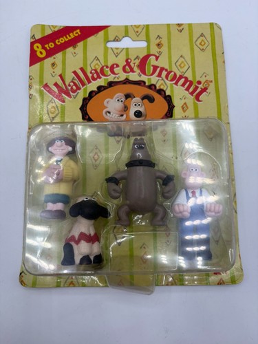 Wallace gromit pvc figures - wallace,